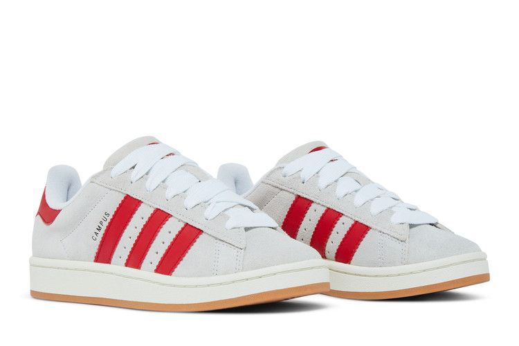 Adidas Campus 00s Crystal White Better Scarlet  - GY0037