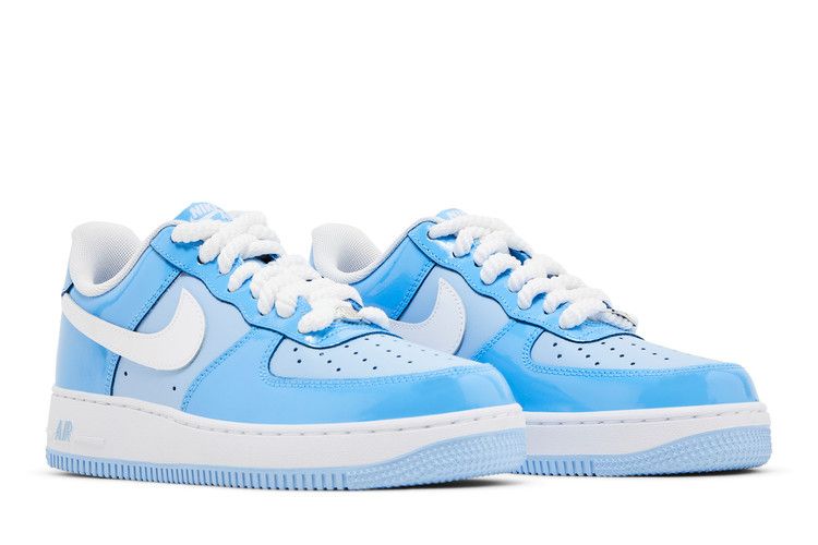 Nike Air Force 1 Low '07 LV8 Phychic Blue White Patent - HV9405-400