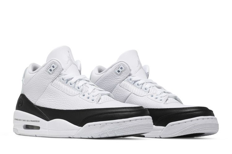 Air Jordan Air Jordan 3 Retro Fragment White Black - DA3595-100