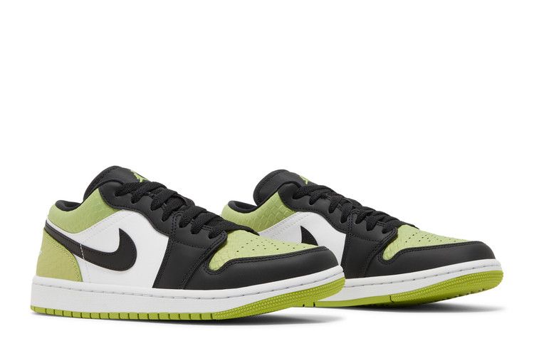 Air Jordan Air Jordan 1 Low Vivid Green Snakeskin - DX4446-301