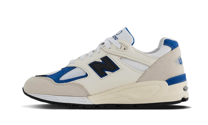 New Balance New Balance 990 v2 Made In USA White Blue - M990WB2