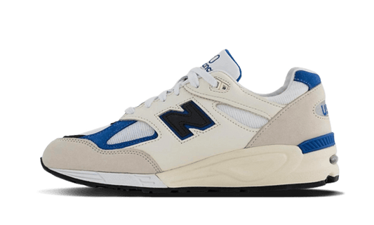 New Balance New Balance 990 v2 Made In USA White Blue - M990WB2