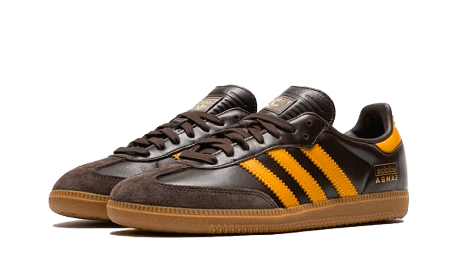 Adidas Adidas Samba OG Dark Brown Yellow - IG6174