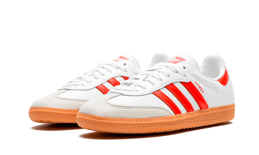 Adidas Adidas Samba OG White Solar Red Gum - IF6513