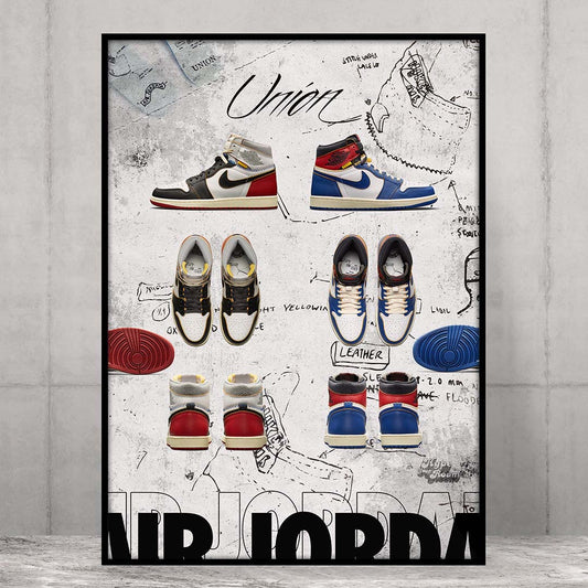 Grande Affiche Air Jordan 1 Union