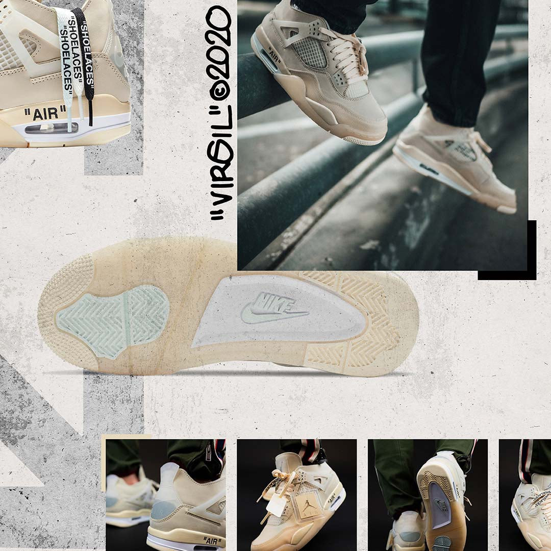 Grande Affiche Air Jordan 4 Off White