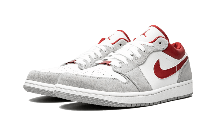 Air Jordan Air Jordan 1 Low SE Light Smoke Grey Gym Red - DC6991-016 / DM0589-016