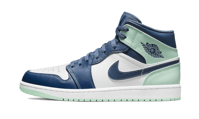 Air Jordan Air Jordan 1 Mid Mystic Navy Mint Foam - 554724-413 / 554725-413