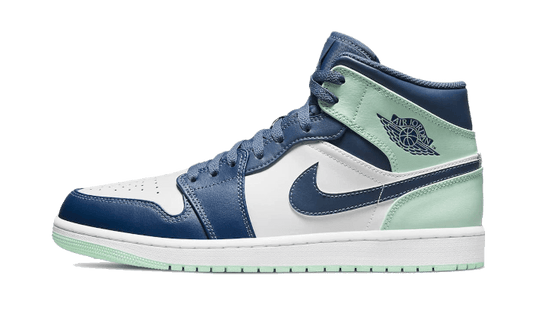 Air Jordan Air Jordan 1 Mid Mystic Navy Mint Foam - 554724-413 / 554725-413