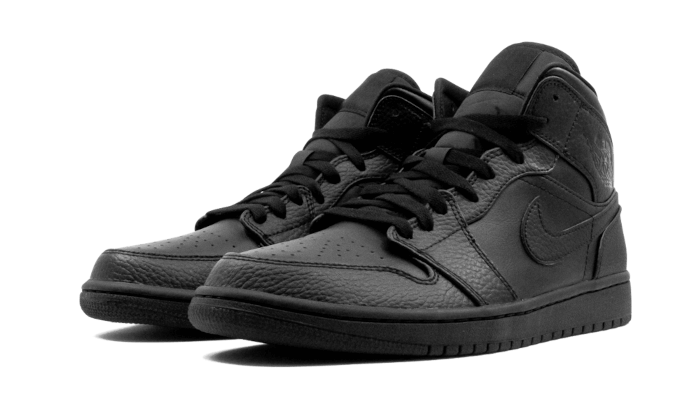 Air Jordan Air Jordan 1 Mid Triple Black - 554725-091 / 554724-091