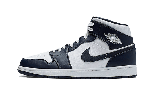 Air Jordan Air Jordan 1 Mid White Metallic Gold Obsidian - 554724-174 / 554725-174