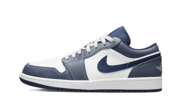 Air Jordan Air Jordan 1 Low Steel Blue - 553558-414