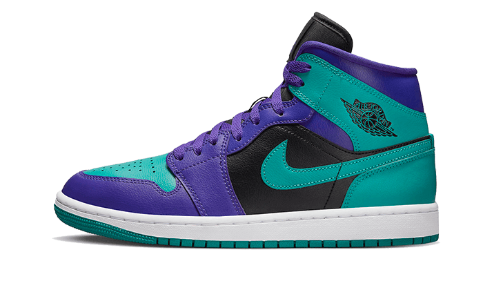 Air Jordan Air Jordan 1 Mid Black Grape - BQ6472-502