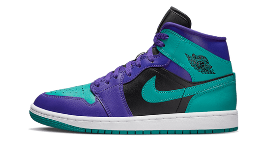 Air Jordan Air Jordan 1 Mid Black Grape - BQ6472-502