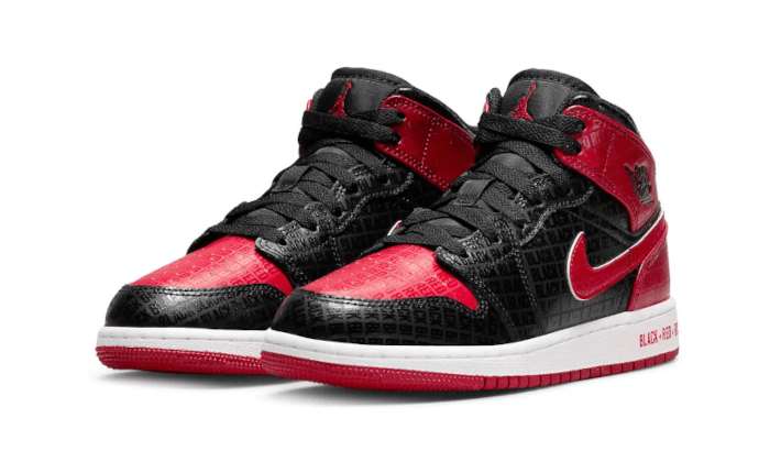 Air Jordan Air Jordan 1 Mid Bred Text - DM9650-001