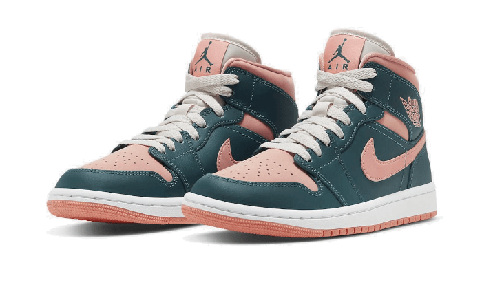 Air Jordan Air Jordan 1 Mid Dark Teal Green - BQ6472-308