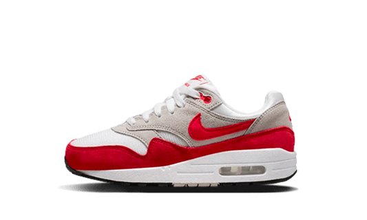 Nike Nike Air Max 1 White University Red Enfant - 555766-146