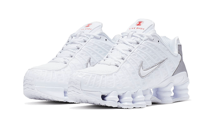 Nike Nike Shox TL White Metallic Silver Max Orange - AR3566-100 / AV3595-100