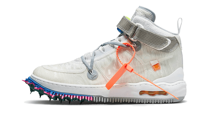 Nike Nike Air Force 1 Mid Off-White Clear White - DO6290-001 / DO6290-100