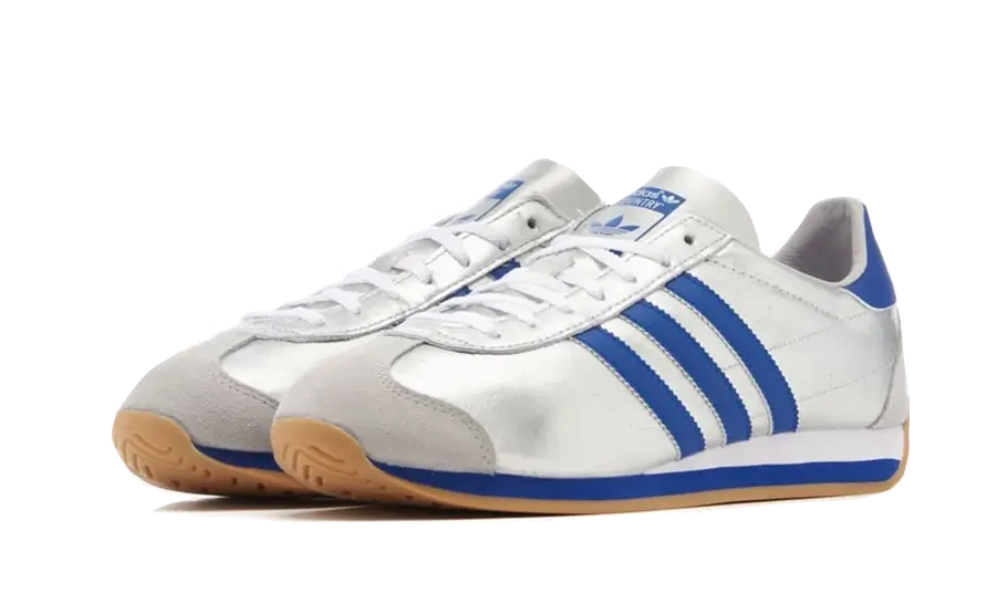 Adidas Adidas Country OG Matte Silver Bright Blue - IE4230