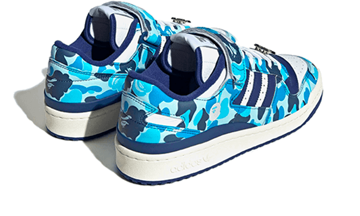 Adidas Adidas Forum 84 Low Bape 30th Anniversary Blue Camo - ID4772