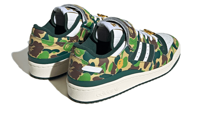 Adidas Adidas Forum 84 Low Bape 30th Anniversary Green Camo - ID4771