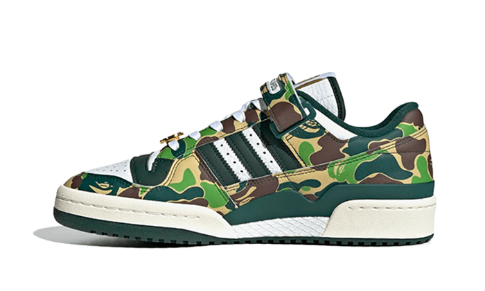 Adidas Adidas Forum 84 Low Bape 30th Anniversary Green Camo - ID4771