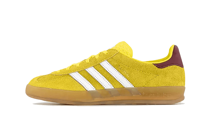 Adidas Adidas Gazelle Indoor Bright Yellow Burgundy - IE7003