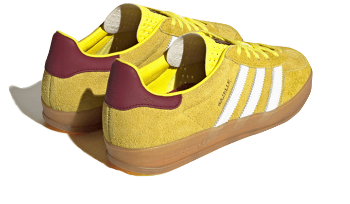 Adidas Adidas Gazelle Indoor Bright Yellow Burgundy - IE7003