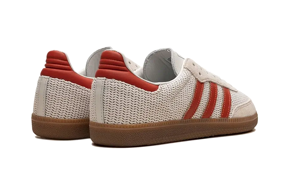 Adidas Adidas Samba OG Crystal White Preloved Red  - IG1380