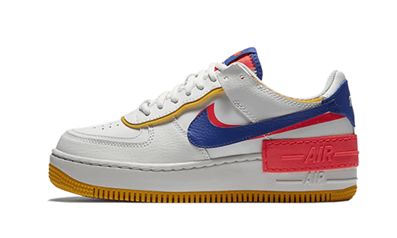 Nike Nike Air Force 1 Shadow White Flash Crimson Astronomy Blue - CI0919-105