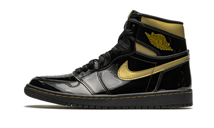 Air Jordan Air Jordan 1 High Black Metallic Gold - 555088-032 / 575441-032