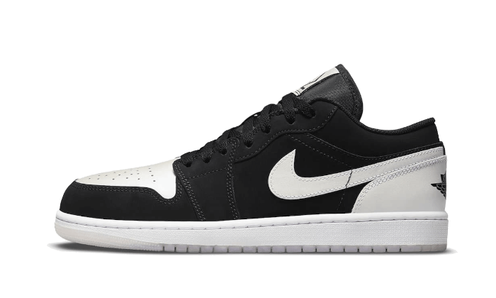 Air Jordan Air Jordan 1 Low Black White Diamond - DH6931-001