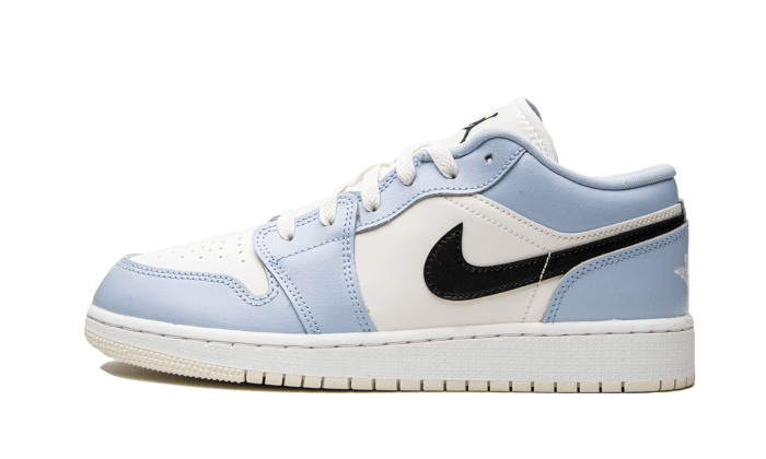 Air Jordan Air Jordan 1 Low Ice Blue Black - 554723-401