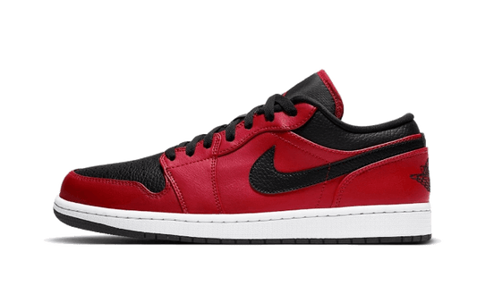 Air Jordan Air Jordan 1 Low Reverse Bred Pebbled Swoosh - 553558-605