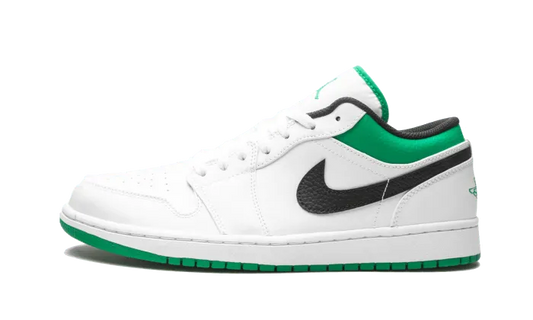 Air Jordan Air Jordan 1 Low White Lucky Green Black - 553558-129 / 553560-065