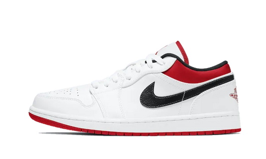 Air Jordan Air Jordan 1 Low White University Red Black - 553558-118