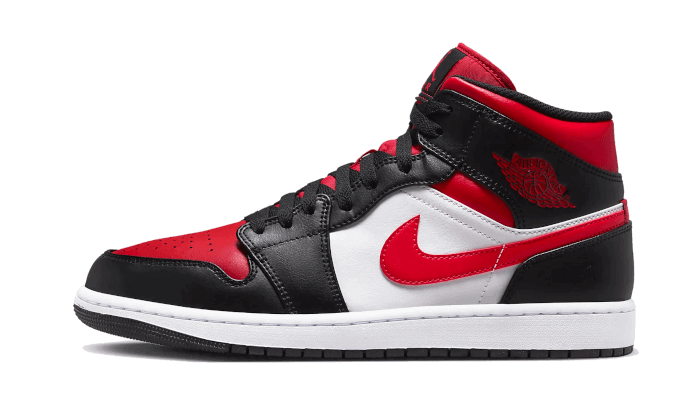 Air Jordan Air Jordan 1 Mid Alternate Bred Toe - 554724-079 / 554725-079