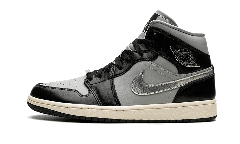 Air Jordan Air Jordan 1 Mid Black Chrome - FB9892-002