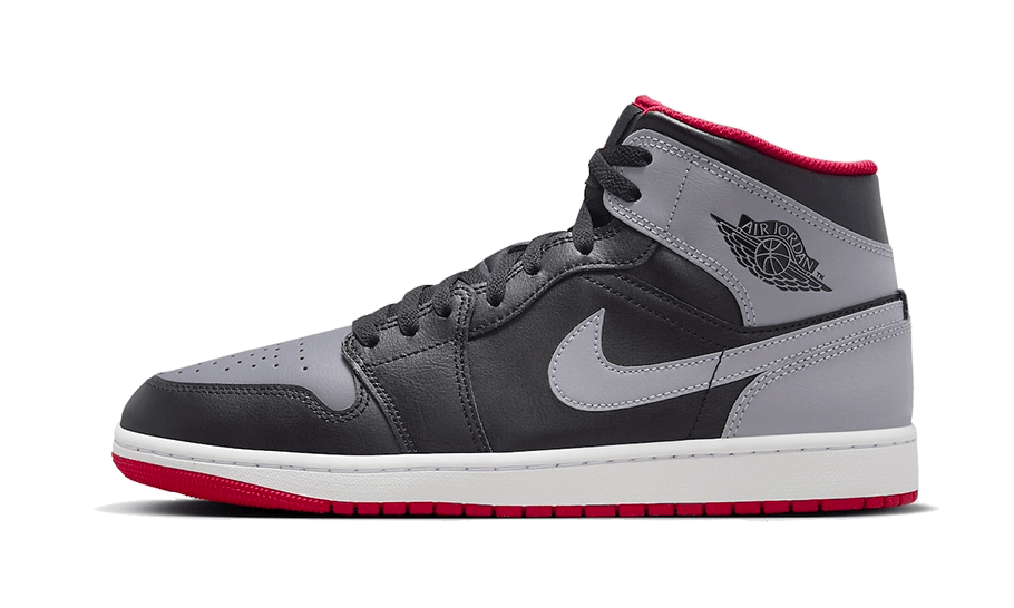 Air Jordan Air Jordan 1 Mid Black Grey Red - DQ8426-006 / DQ8423-006