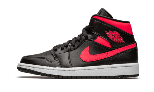 Air Jordan Air Jordan 1 Mid Black Siren Red - BQ6472-004