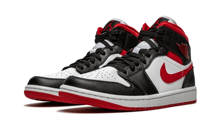 Air Jordan Air Jordan 1 Mid Gym Red Black White - 554724-122 / DJ4695-122