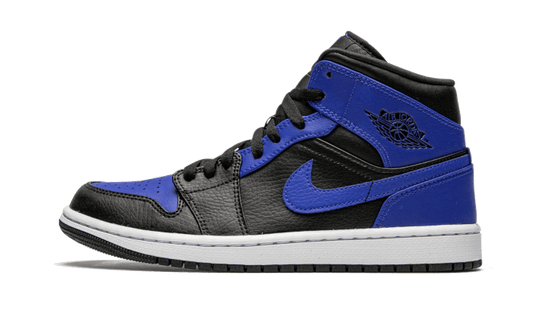 Air Jordan Air Jordan 1 Mid Hyper Royal Tumbled Leather - 554725-077 / 554724-077