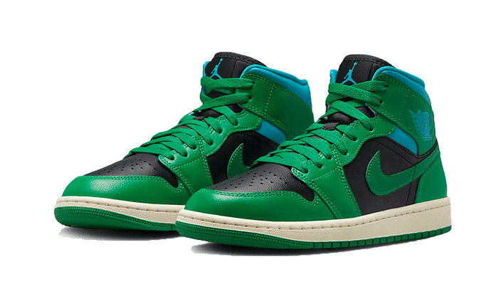 Air Jordan Air Jordan 1 Mid Lucky Green Aquatone - BQ6472-033