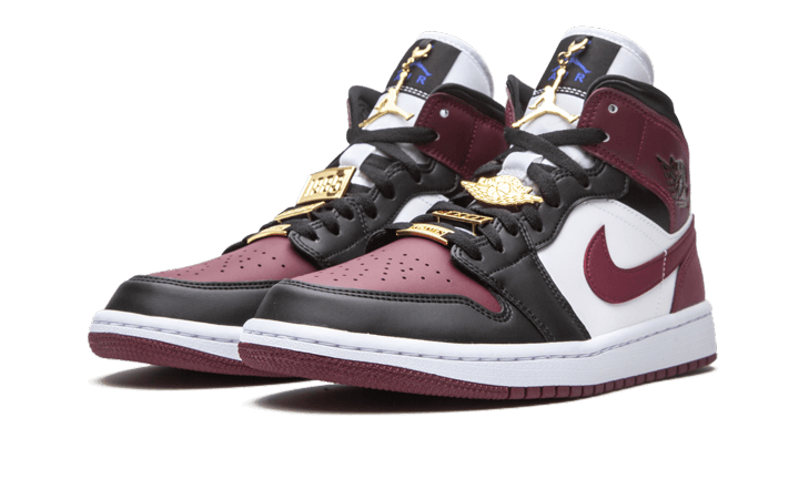 Air Jordan Air Jordan 1 Mid SE Black Dark Beetroot - CZ4385-016