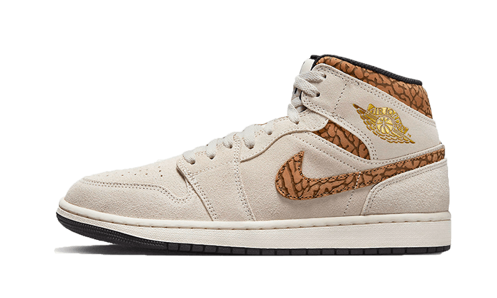 Air Jordan Air Jordan 1 Mid SE Brown Elephant - DZ4129-102 / DZ5369-102