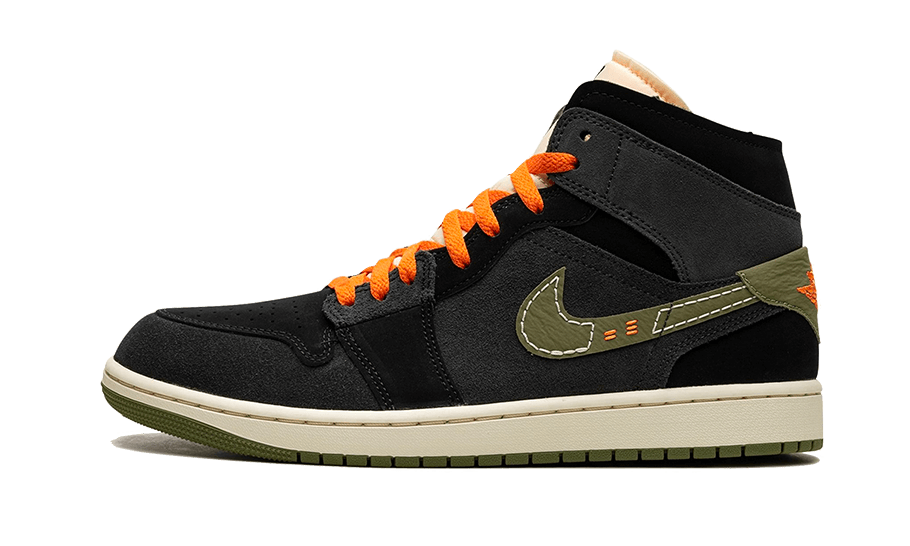 Air Jordan Air Jordan 1 Mid SE Craft Anthracite Light Olive - FD6817-003 / FD5847-003