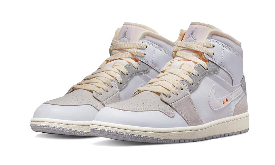 Air Jordan Air Jordan 1 Mid SE Craft Inside Out White Grey - DM9652-100 / DQ3726-100