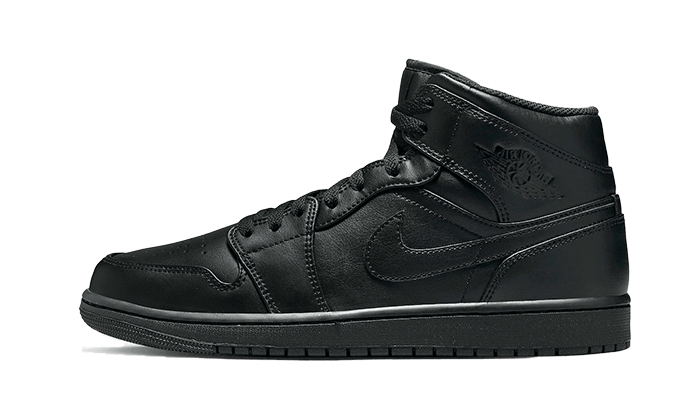 Air Jordan Air Jordan 1 Mid Triple Black (2022) - 554724-093 / 554725-093