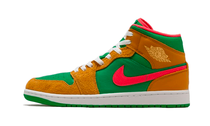 Air Jordan Air Jordan 1 Mid Wheat Watermelon - DX4365-700 / DX4332-700